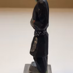 SKULPTUR, trä, same, osignerad.