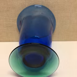 VASE, glass, second half of the 20th century.