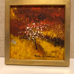 KARIN ANDERSSON. Autumn, oil on panel, signed.
