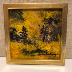 KARIN ANDERSSON. Composition, oil on panel, signed.