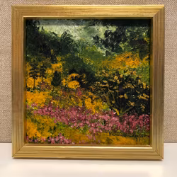 KARIN ANDERSSON. Summer meadow, oil on panel, signed and dated 77.
