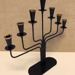 GUNNAR ANDER. Candelabra, metal, Ystad metal, mid-20th century.