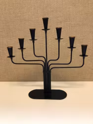 GUNNAR ANDER. Candelabra, metal, Ystad metal, mid-20th century.
