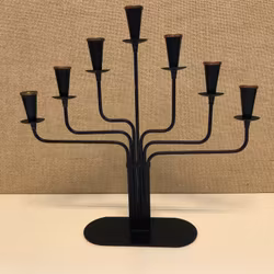 GUNNAR ANDER. Candelabra, metal, Ystad metal, mid-20th century.