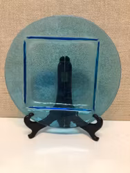 GÖSTA SIGVARD. Dish, glass, "Guest with Gösta", Lindshammar.