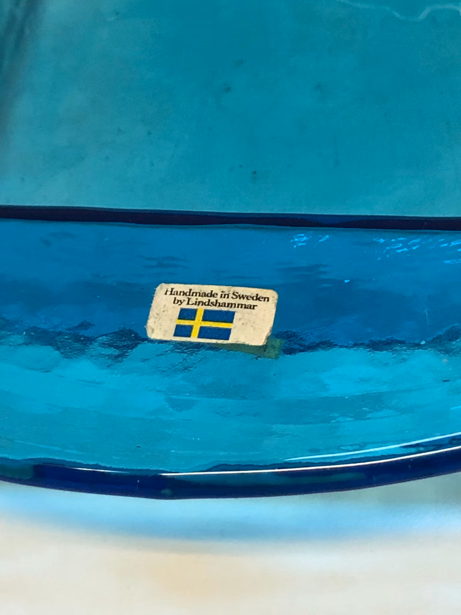 GÖSTA SIGVARD. Skål, glas, "Gästa med Gösta", Lindshammar.
