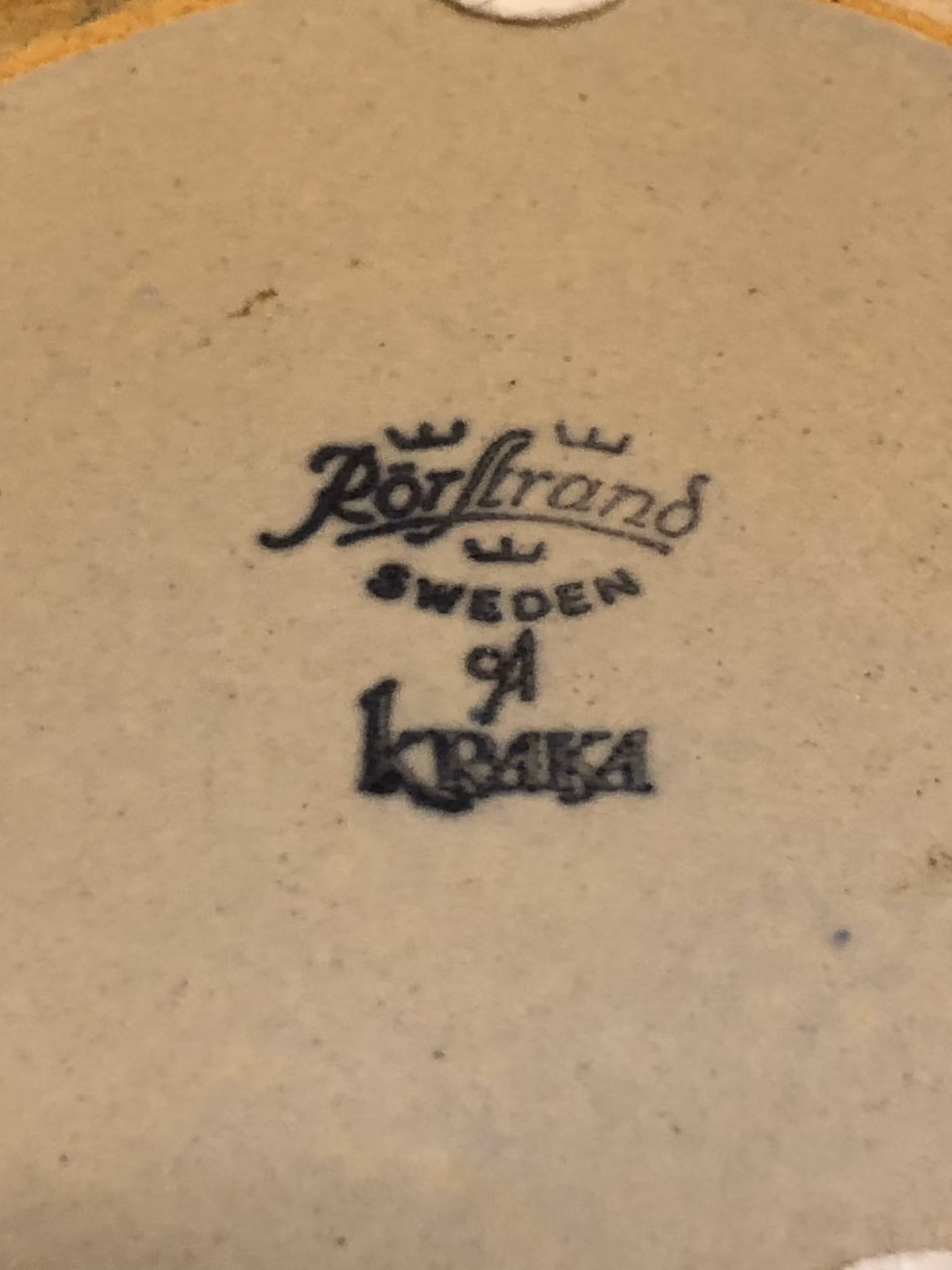 OLLE ALBERIUS. Skål, keramik, "Kraka" , Rörstrand.