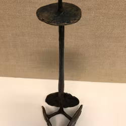 CANDLEHOLDER, bronze, second half of the 20th century.