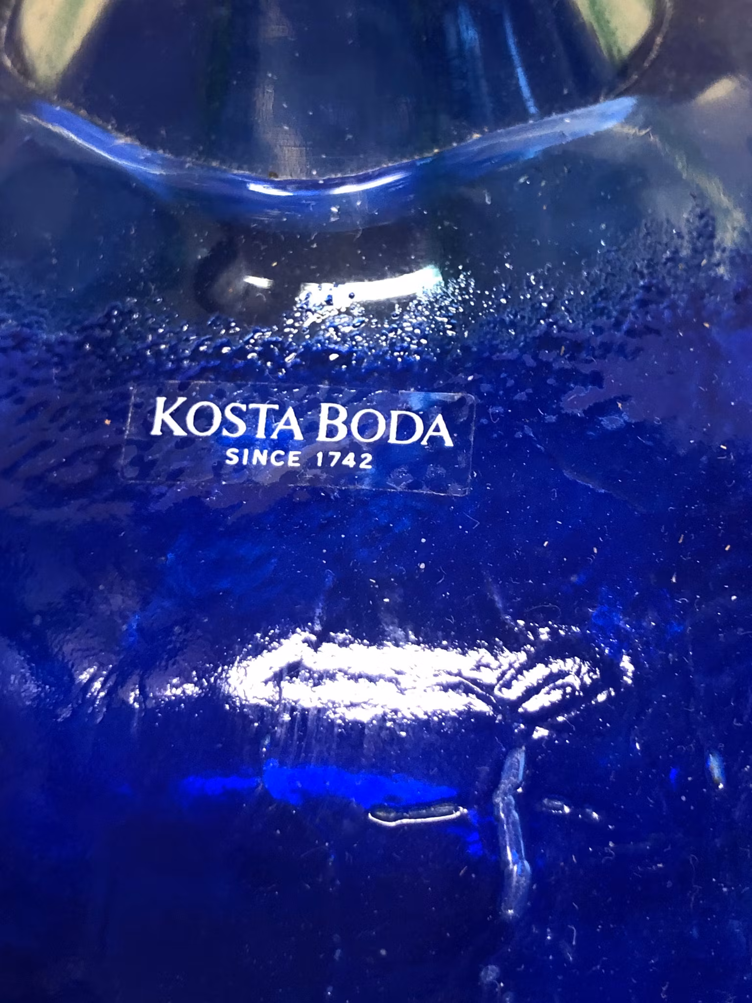 GUNNEL SAHLIN. Vas, glas,  "Frutteria", Kosta Boda signerad.