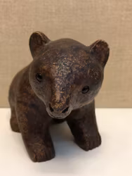 SKULPTUR, Björn, träkomposit, Carl Roos, Hammerdal.