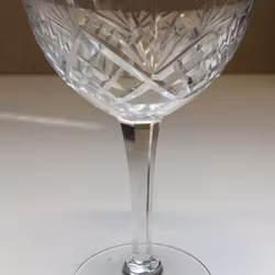 CHAMPAGNEKUPA, kristall, "Helga", 1900-tal.