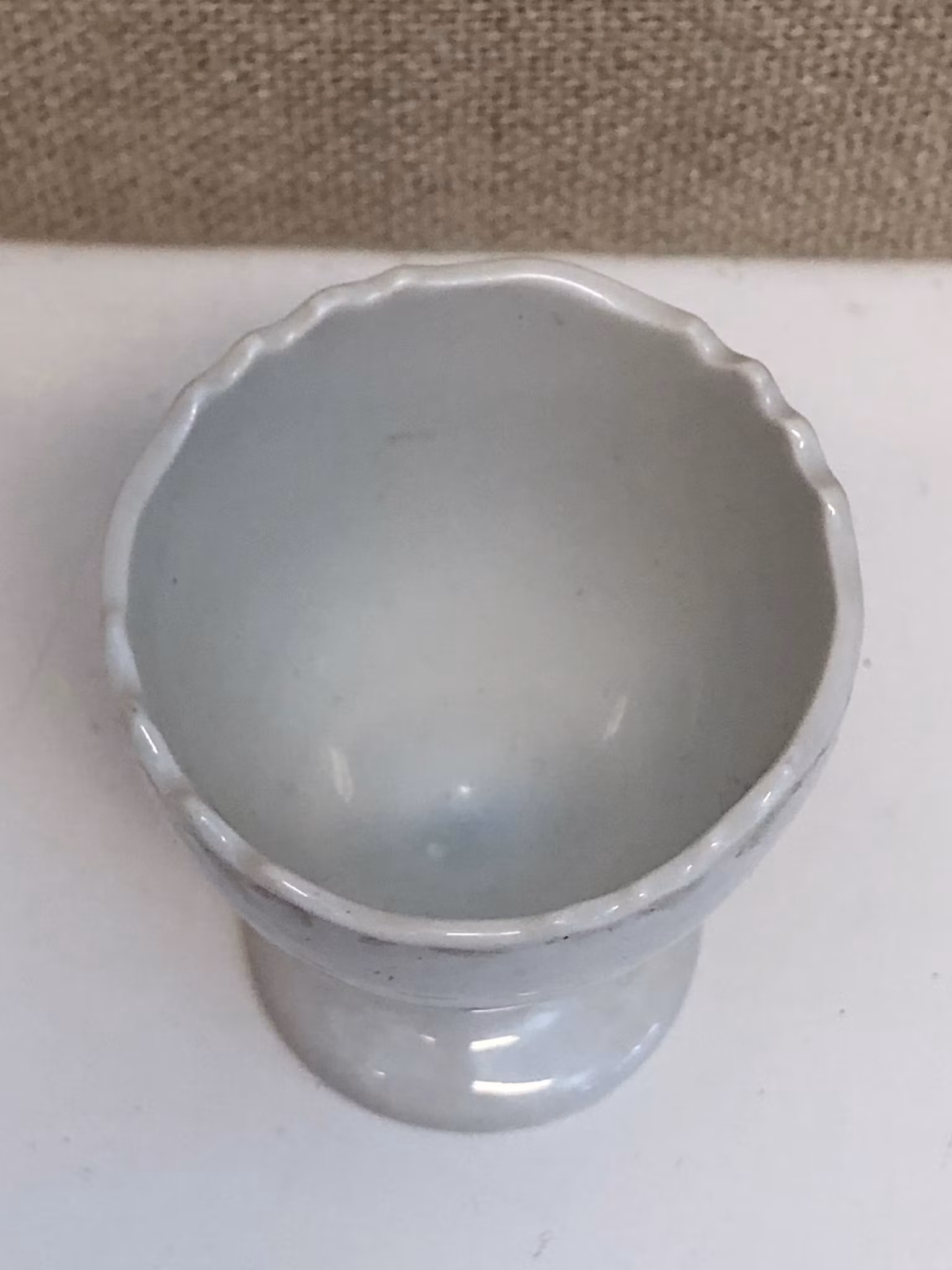 ÄGGKOPP, porslin, " Blå Blomster", Royal Copenhagen, Danmark.