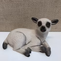 JOHN AYNSLEY. Figurine, porcelain, " Woolly Lamb", Aynsley, England