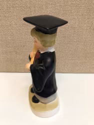 FIGURIN, porslin, " Student", Lefton, Japan, 1900-talets andra hälft.