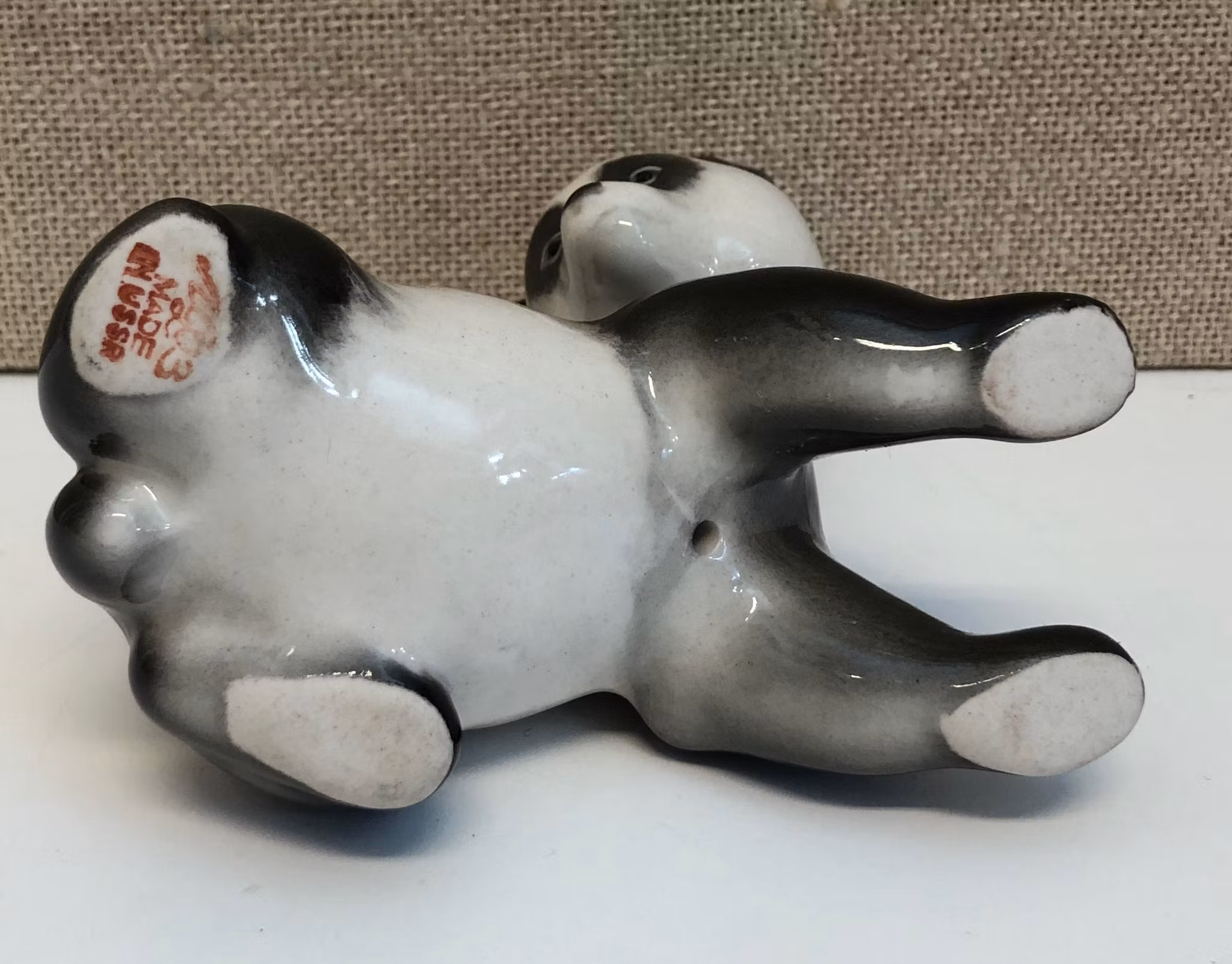 FIGURIN, porslin, "Panda", Lomonosov, USSR.