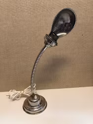 TABLE LAMP, metal, first half of the 20th century.
