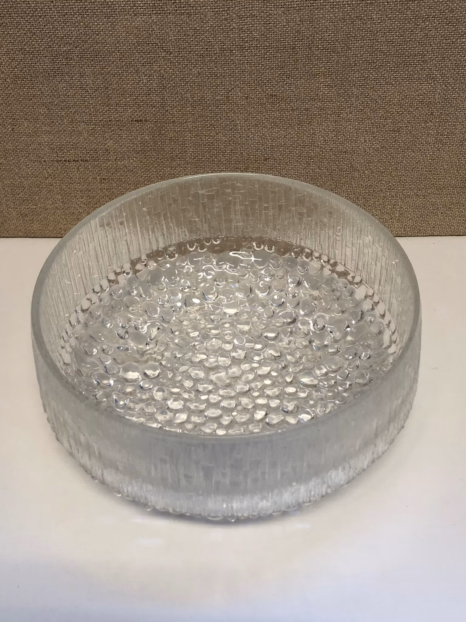 TAPIO WIRKKALA. Skål, glas, "Ultima Thule", Iittalla, Finland.