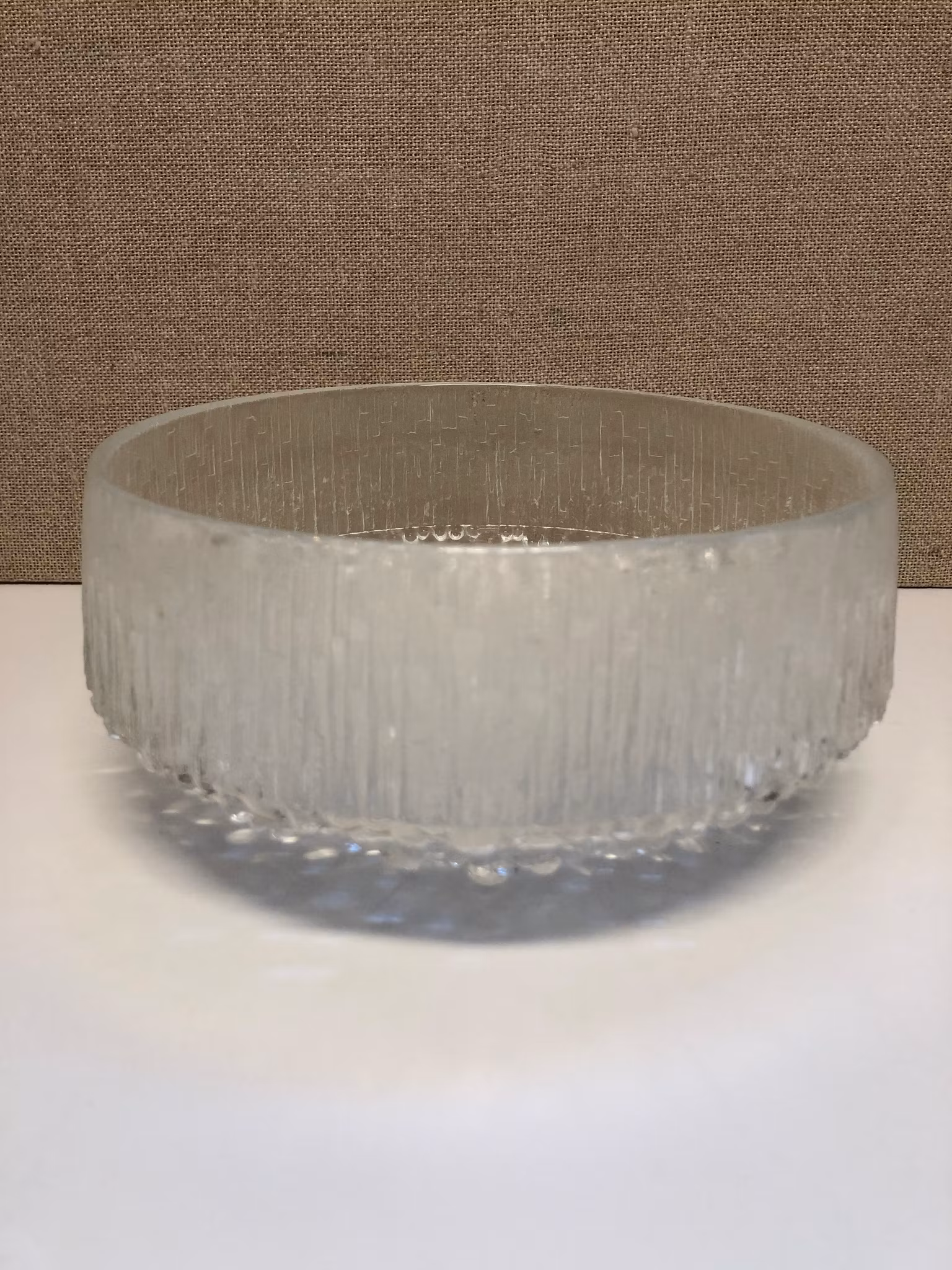 TAPIO WIRKKALA. Skål, glas, "Ultima Thule", Iittalla, Finland.
