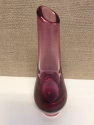 VASE, glass, F.A.W. Johansson, Orrefors Glass Engraving.