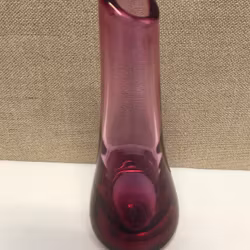 VASE, glass, F.A.W. Johansson, Orrefors Glass Engraving.