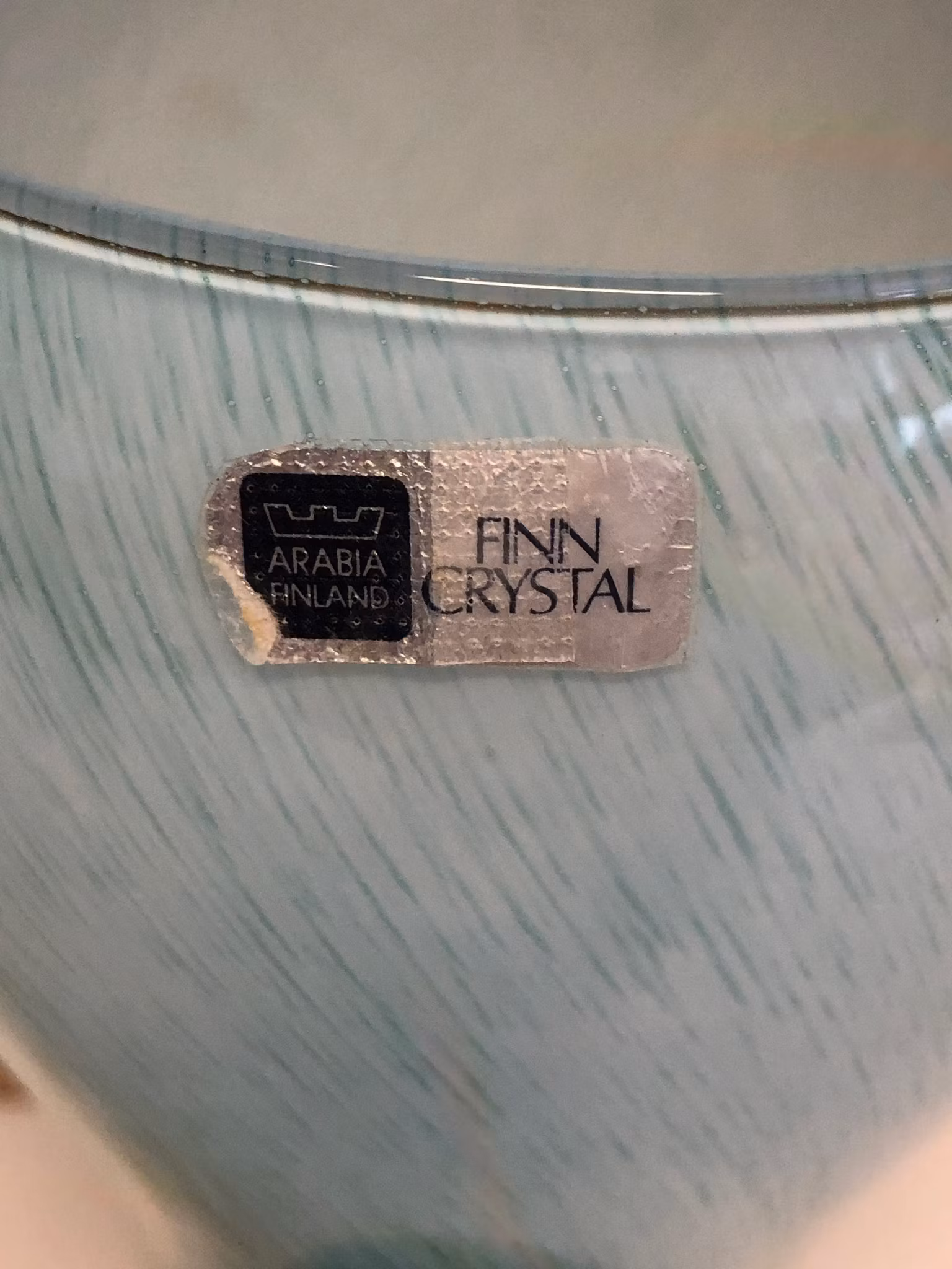 INKERI TOIKKA. Vas, glas, Arabia, Finland.
