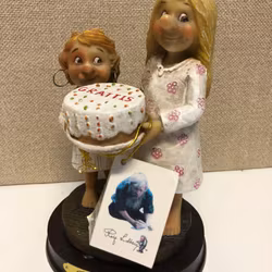 SCULPTURE, art mass, "Birthday cake", Rolf Lidberg, RBA Olofström.