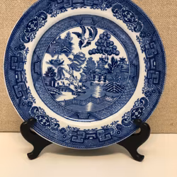 ASSIETT, porcelain, "Willow", Gustavsberg.