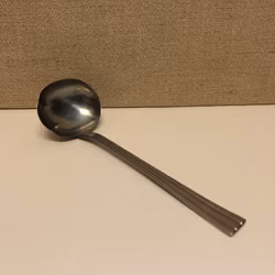 FOLKE AHRSTRÖM. Sauce ladle, stainless steel, "Thebe", Gense, Sweden.