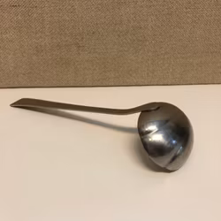 FOLKE AHRSTRÖM. Sauce ladle, stainless steel, "Thebe", Gense, Sweden.