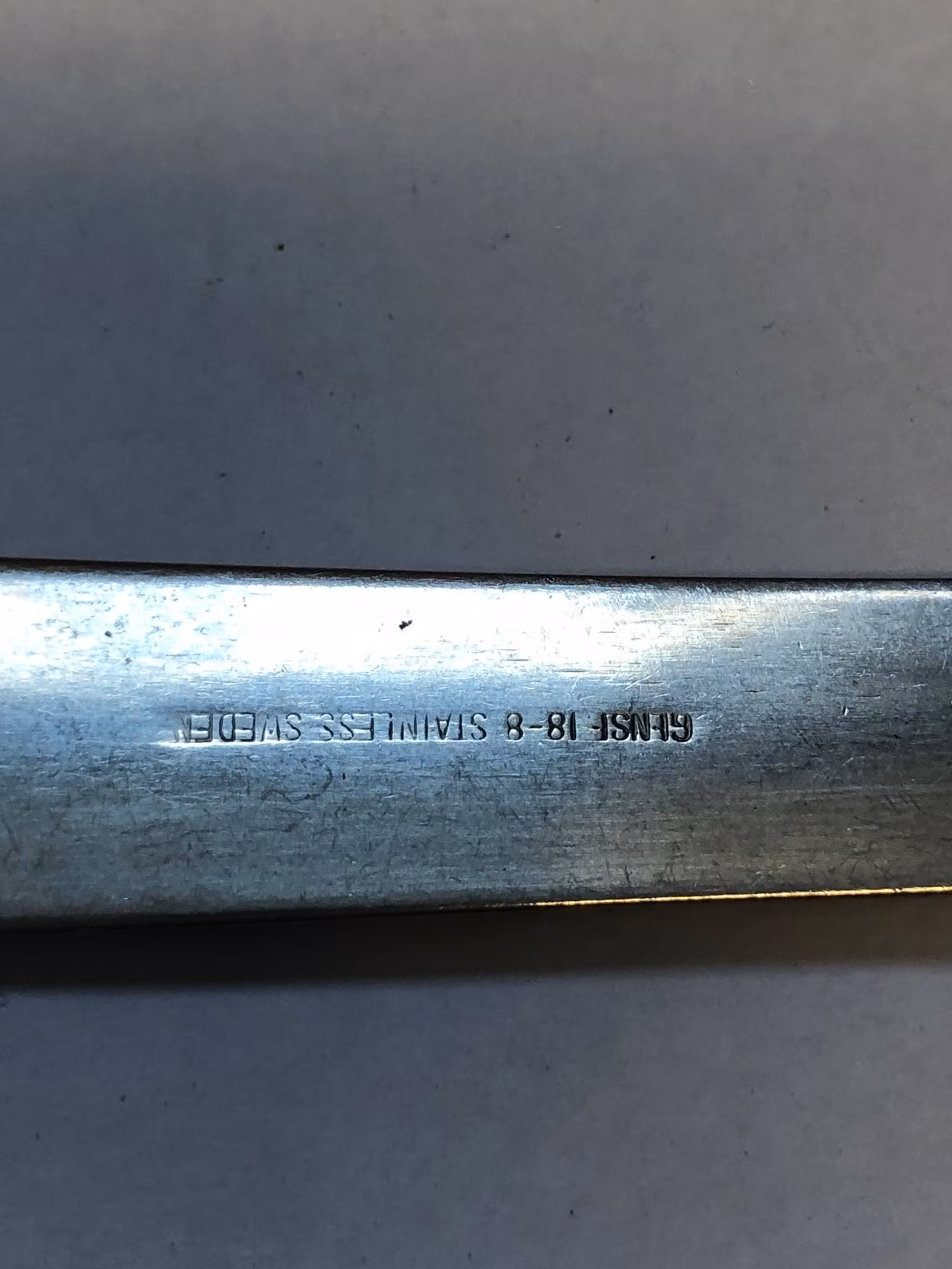 FOLKE AHRSTRÖM. Skinkgaffel, rostfritt stål, " Thebe", Gense, Sweden.