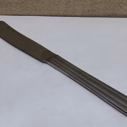 FOLKE AHRSTRÖM. Smörkniv, rostfritt stål, " Thebe", Gense, Sweden.