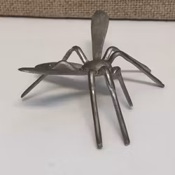 SIGURD WALDEMAR ÅHMAN. Mosquito, tin, 1960s/70s.