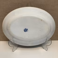 PLATTER, porcelain, "Willow", Gustavsberg.