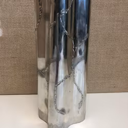 VASE, pewter, handmade, Arktis-Smedajan, 1983.