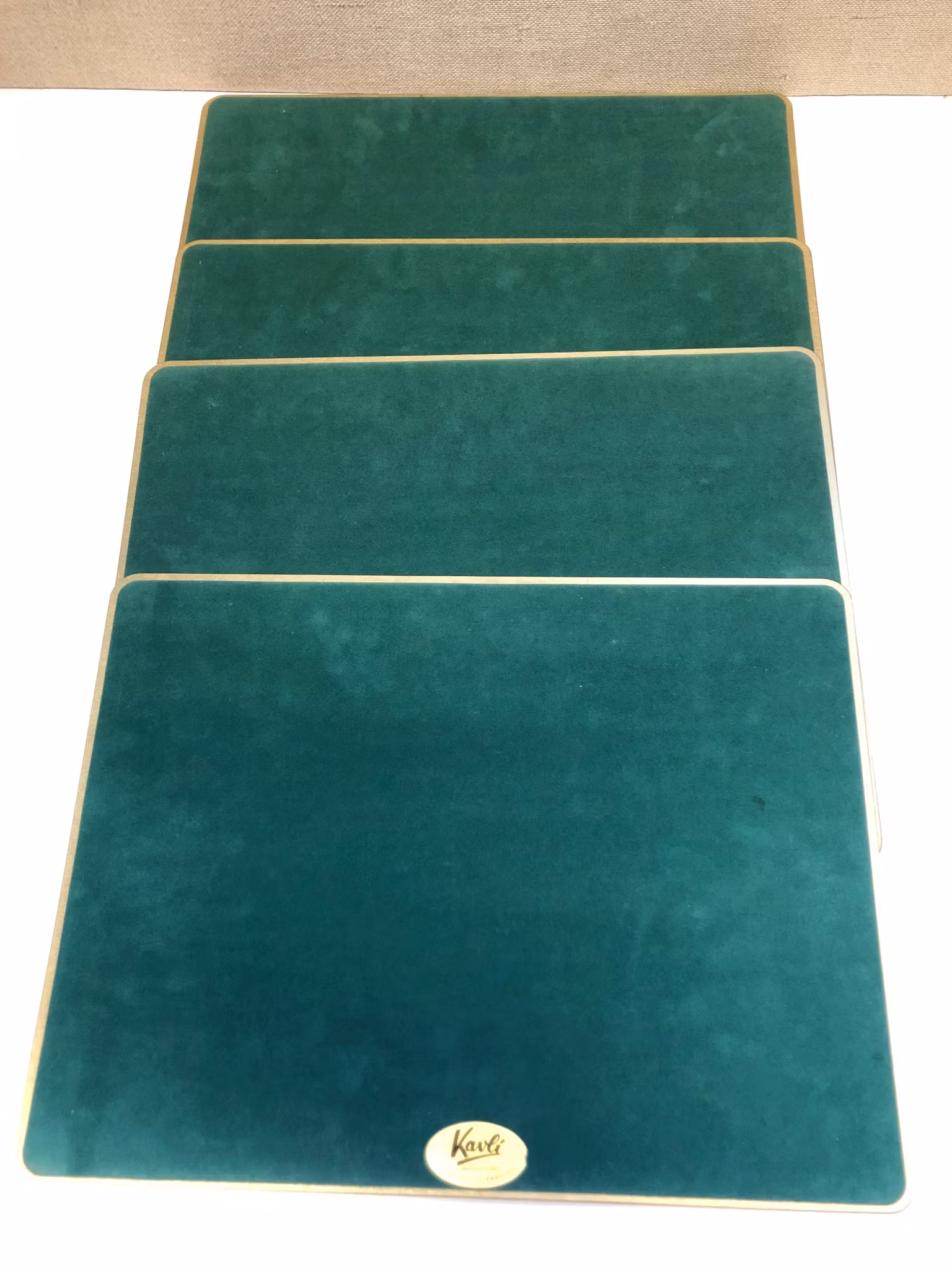 BORDSTABLETTER 4 st. " Nordisk Gudaserie", design Bengt Lindström, Kavli, Yderängen.