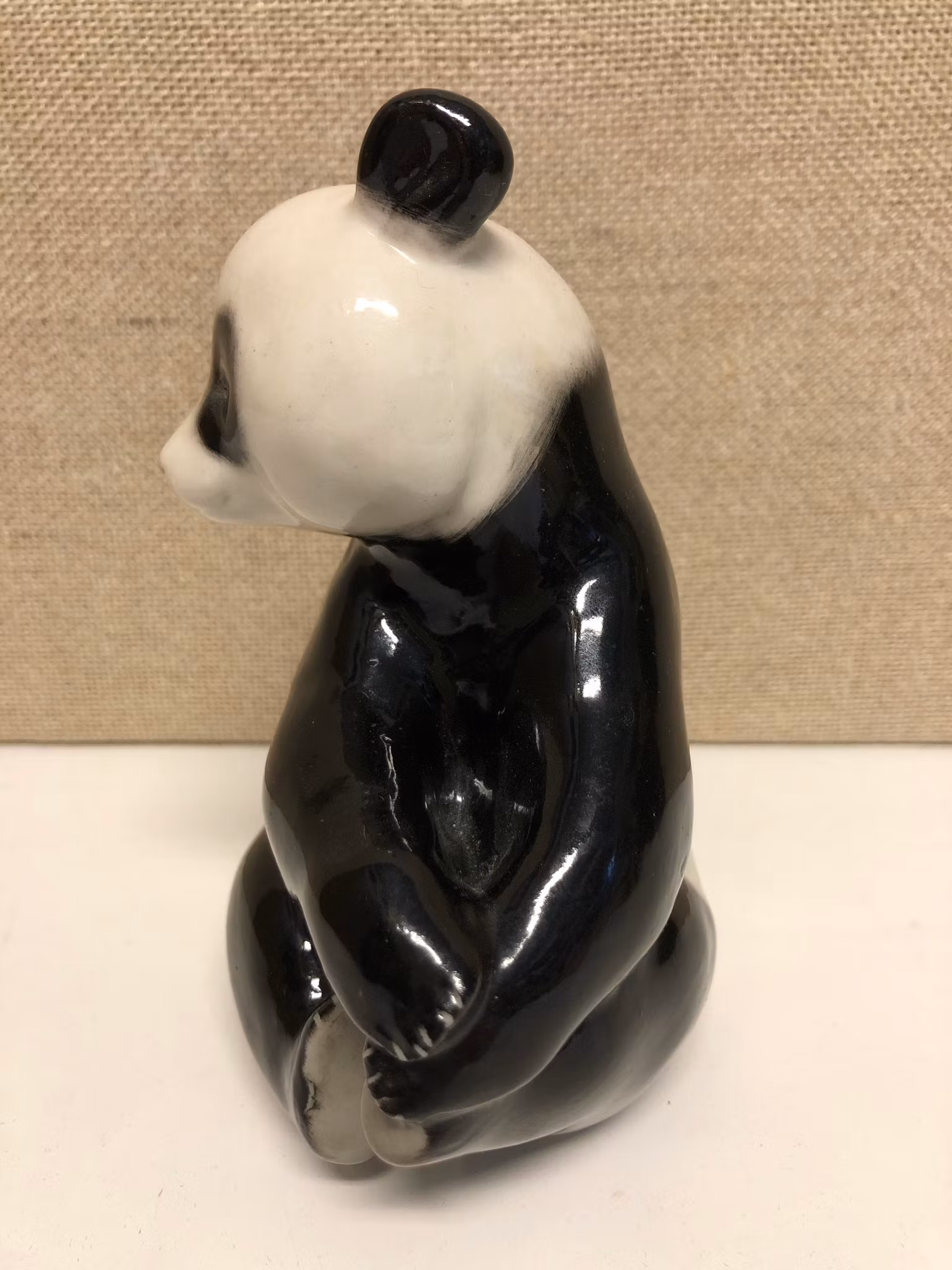 FIGURIN, porslin, "Panda", Lomonosov, USSR.