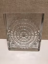 BENGT EDENFALK. Vas, "Spectra" glas, Skruf.