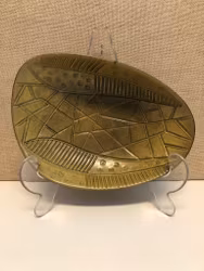 HJÖRDIS OLDFORS. Skål, keramik,"Ibitza", Uppsala Ekeby, 1950760-tal.