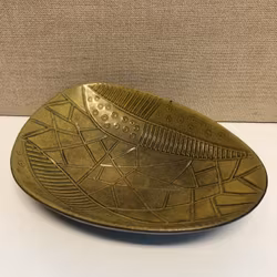 HJÖRDIS OLDFORS. Skål, keramik,"Ibitza", Uppsala Ekeby, 1950760-tal.