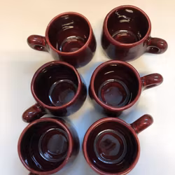 ANITA NYLUND. Glöggset, skål med slev samt 6 st. glöggmuggar, porslin, Jie, Gantofta.