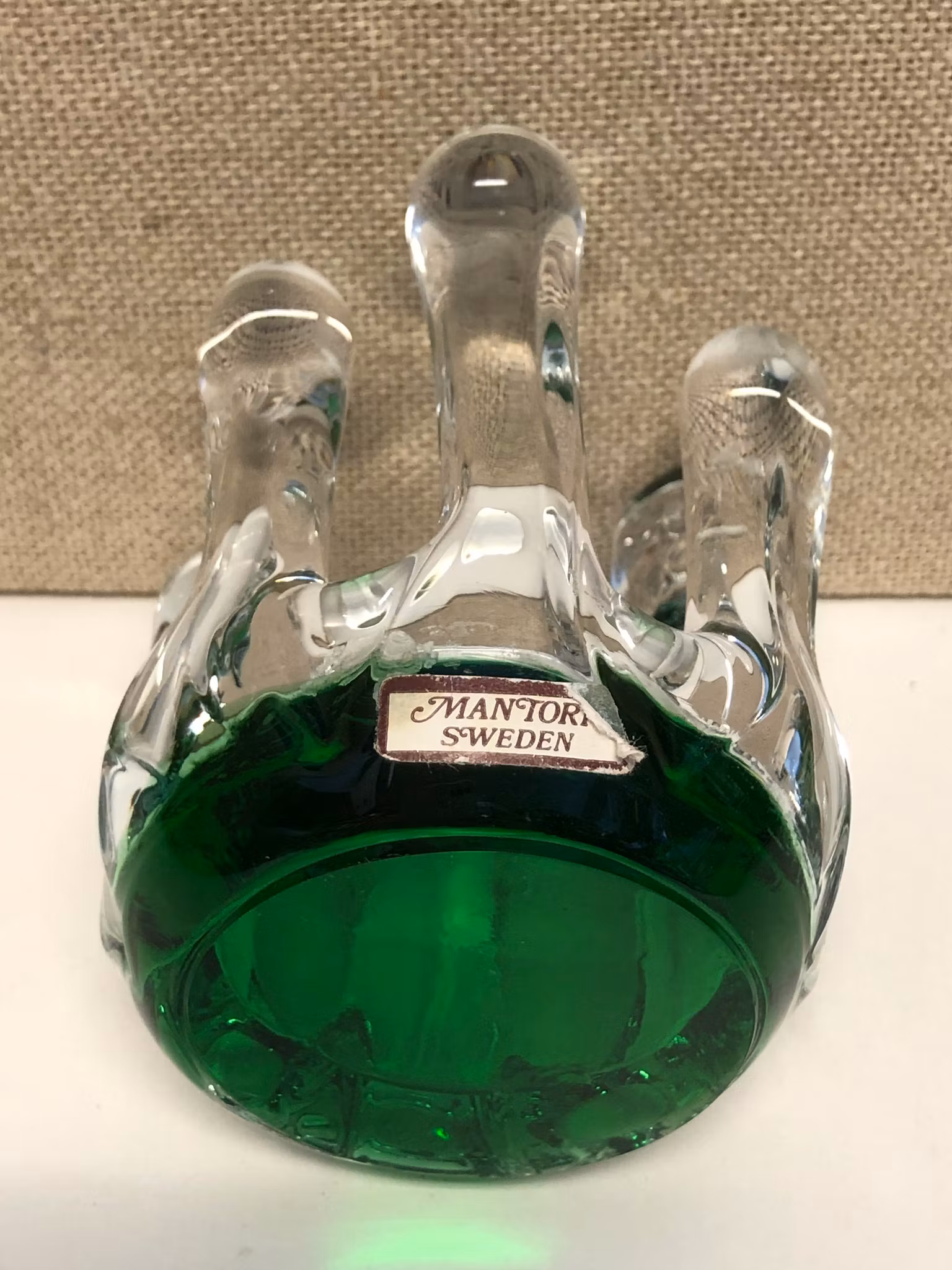 LJUSLYKTA, glas, "Fingers", Mantorp, Sweden.