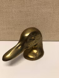 BOTTLE OPENER, brass, "Ducky model", second half of the 20th century.