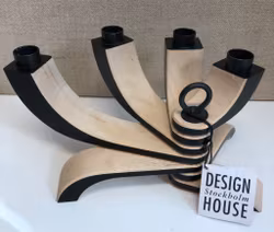 JONAS GRUNDELL. Ljusstake, trä, "Nordic Ligt", Designhouse Stockholm.
