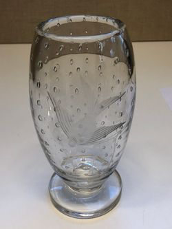 GUNNAR GRÜNO HÅKANSSON. Vas, glas, Johansfors glasbruk, 1930740-tal.