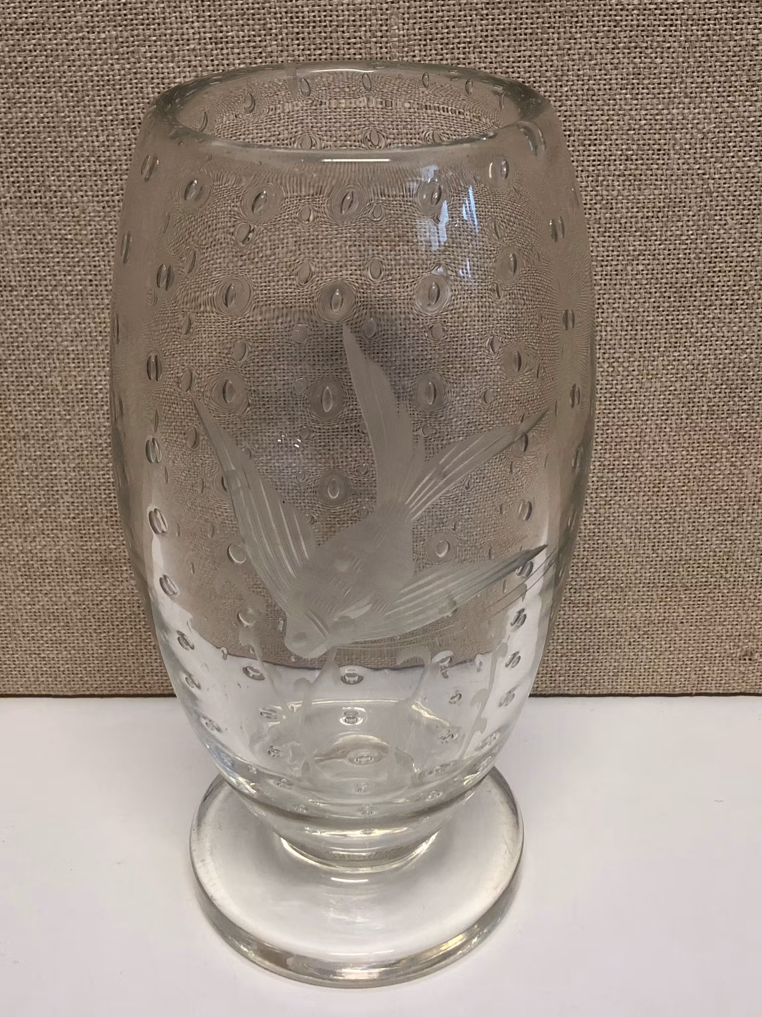 GUNNAR GRÜNO HÅKANSSON. Vas, glas, Johansfors glasbruk, 1930740-tal.