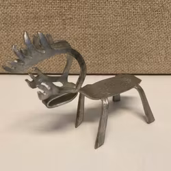 REN, pewter, stamped ED G, fourth quarter of the 20th century.