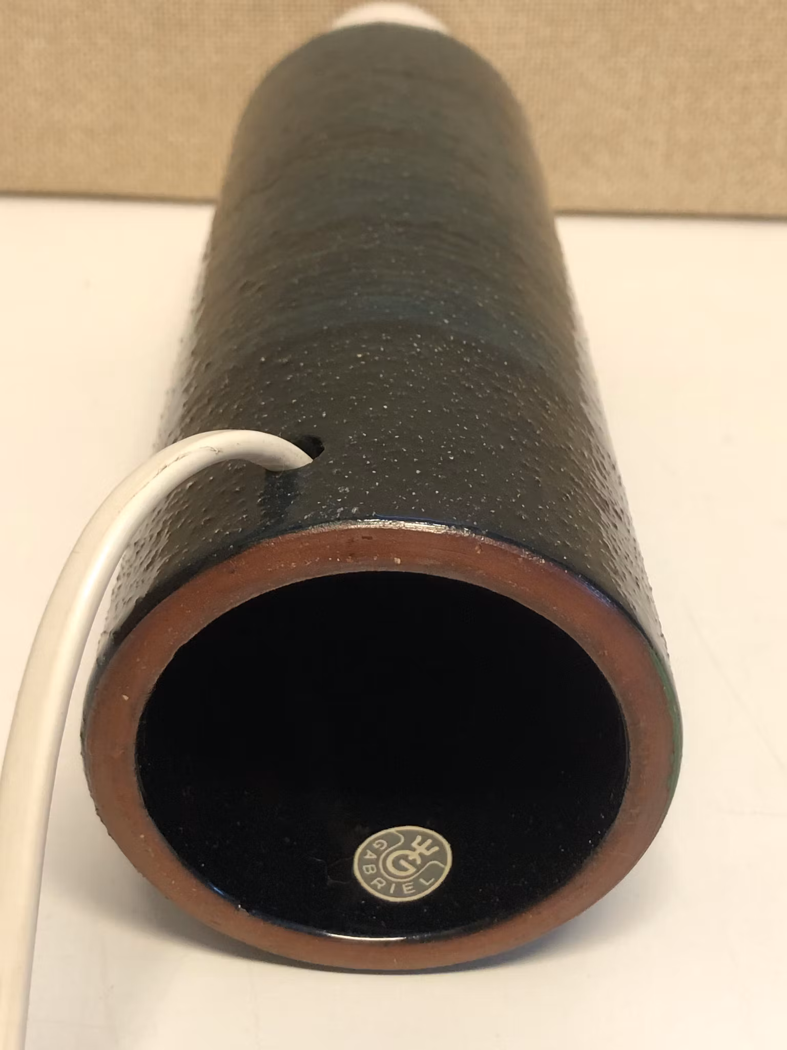 BORDSLAMPA, keramik, Gabriel, Sweden, 1960/70-tal.