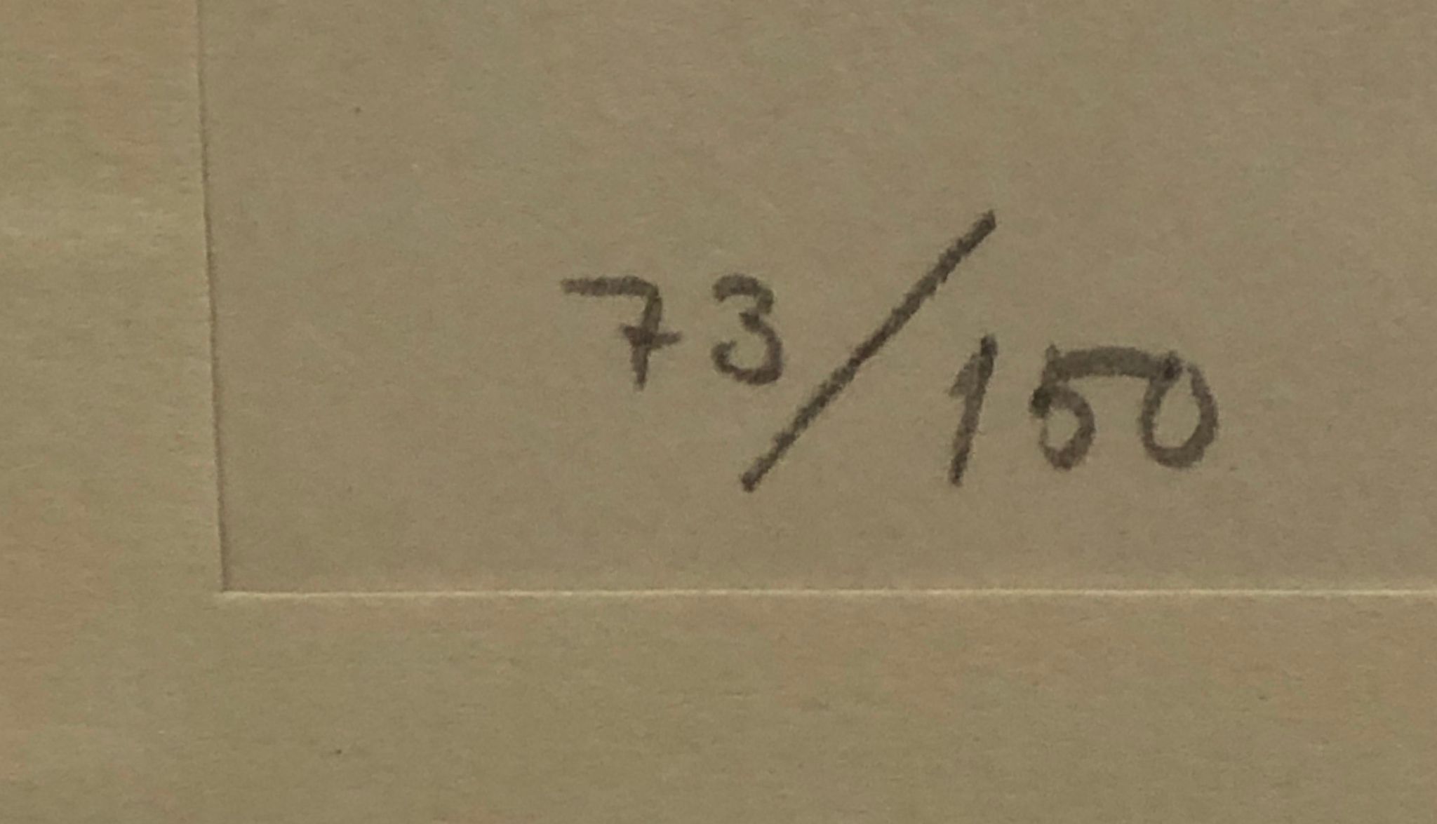 ROLF LIDBERG. "Brunkullan", färglitografi, signerad, numrerad 73/150 och daterad -74.