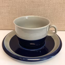 MARIANNE WESTMAN. Teacup with saucer, stoneware, Rörstrand.