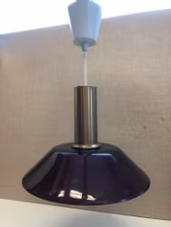 TAKLAMPA, glas/mässing, 1960/70-tal.